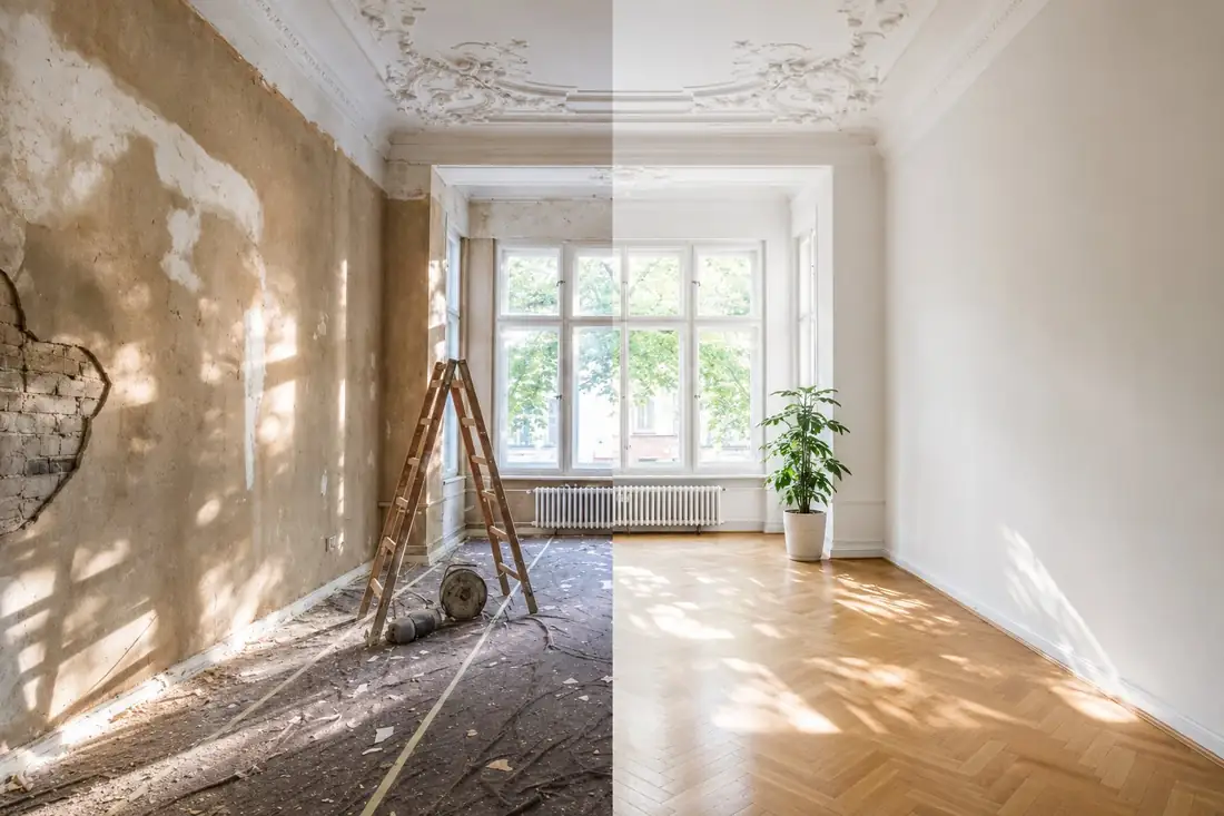 Before and After Knockdown Rebuild